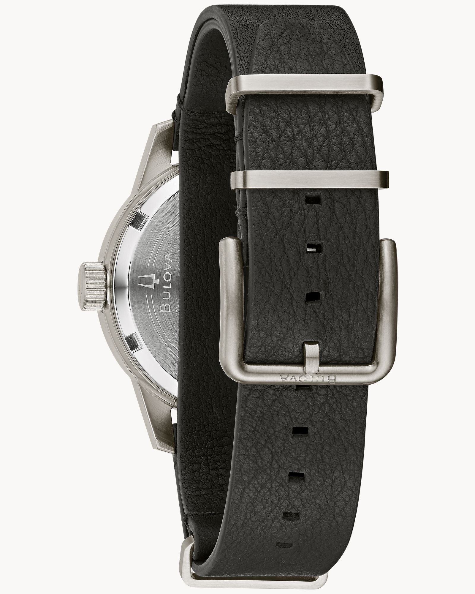 Reloj Bulova Hack 96A246 Automático Militar Hombre Esfera Crema