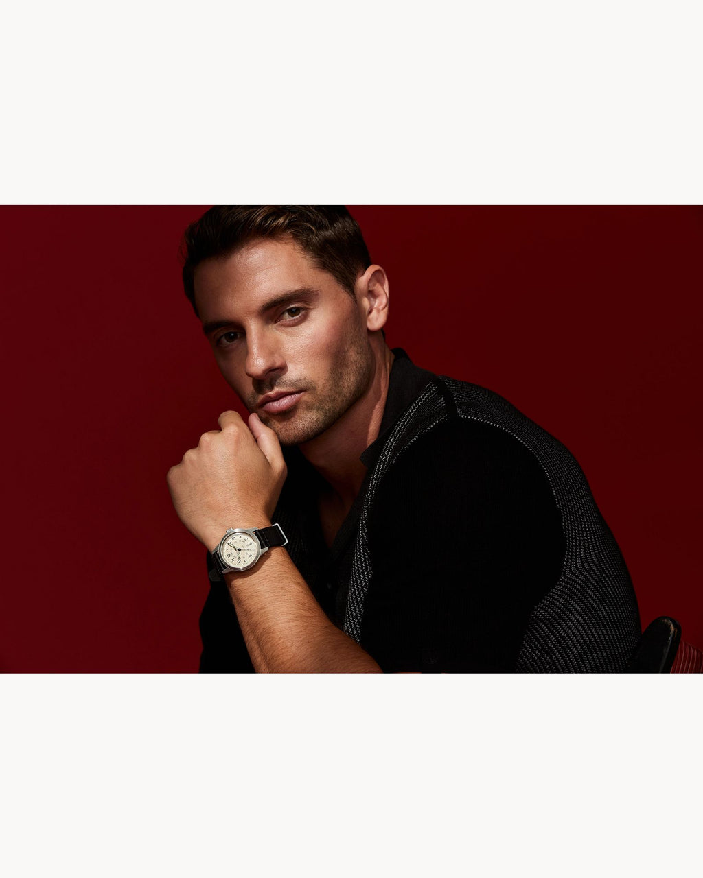 Reloj Bulova Hack 96A246 Automático Militar Hombre Esfera Crema