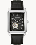 Reloj Bulova Sutton Classic 96A269 Automático Open Heart Hombre