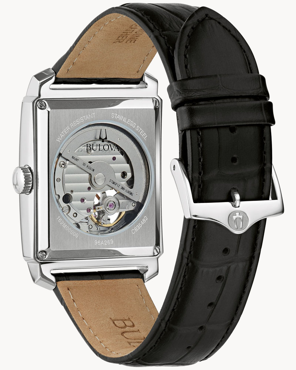 Reloj Bulova Sutton Classic 96A269 Automático Open Heart Hombre