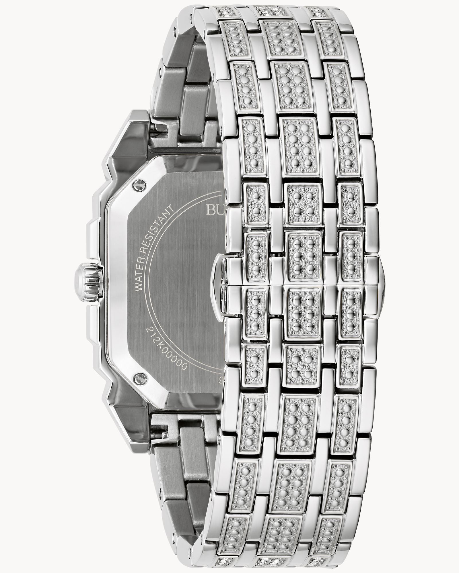 Reloj Bulova Octava 96A285 Hombre Acero Inoxidable Esfera Plateada con Cristales