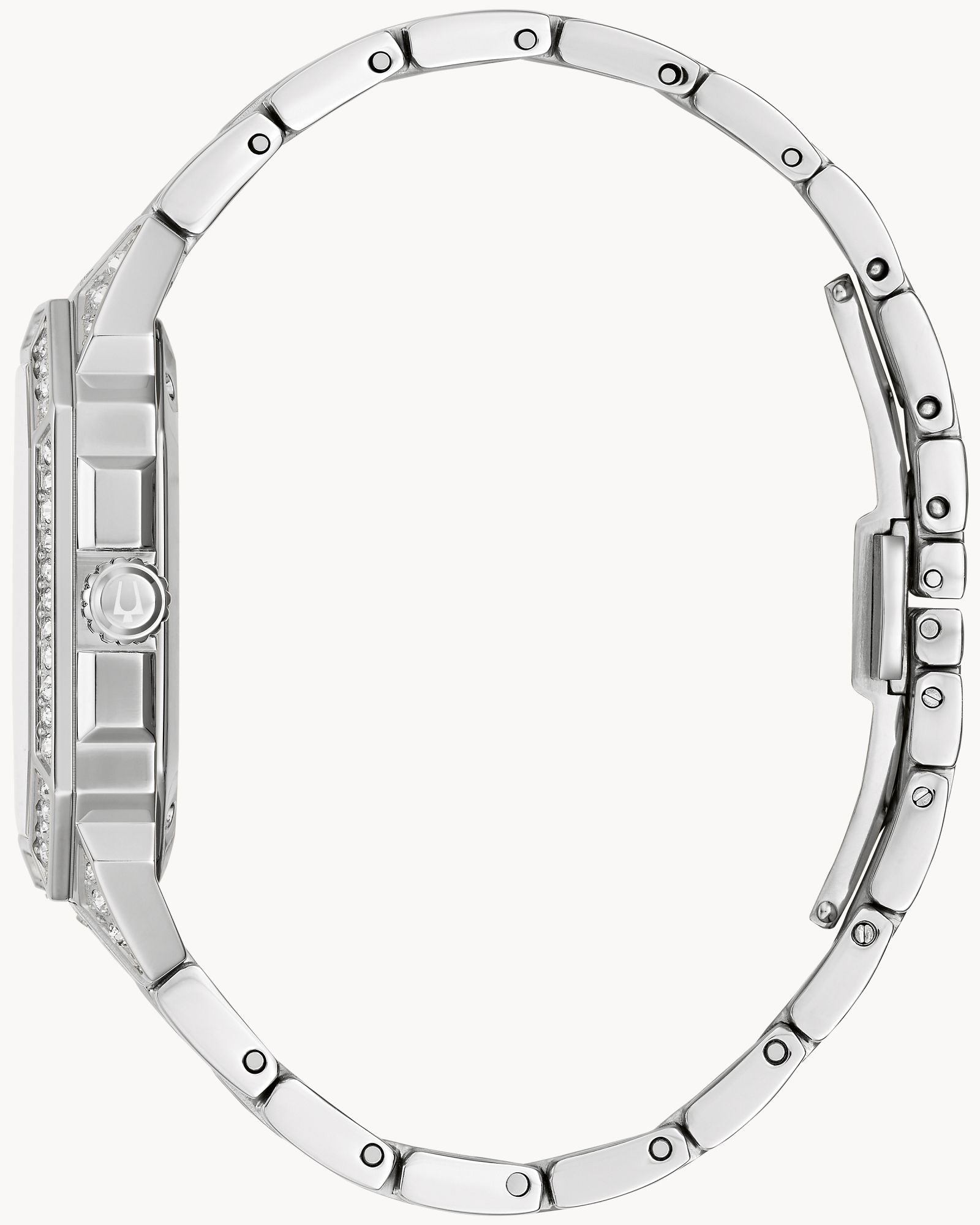 Reloj Bulova Octava 96A285 Hombre Acero Inoxidable Esfera Plateada con Cristales