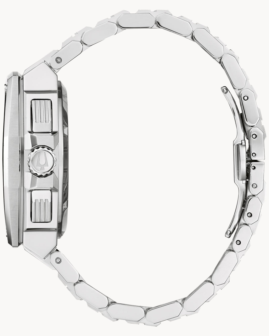 Reloj Bulova Precisionist Series X 96B349 Hombre Cronógrafo 262 kHz Acero Inoxidable Esfera Azul