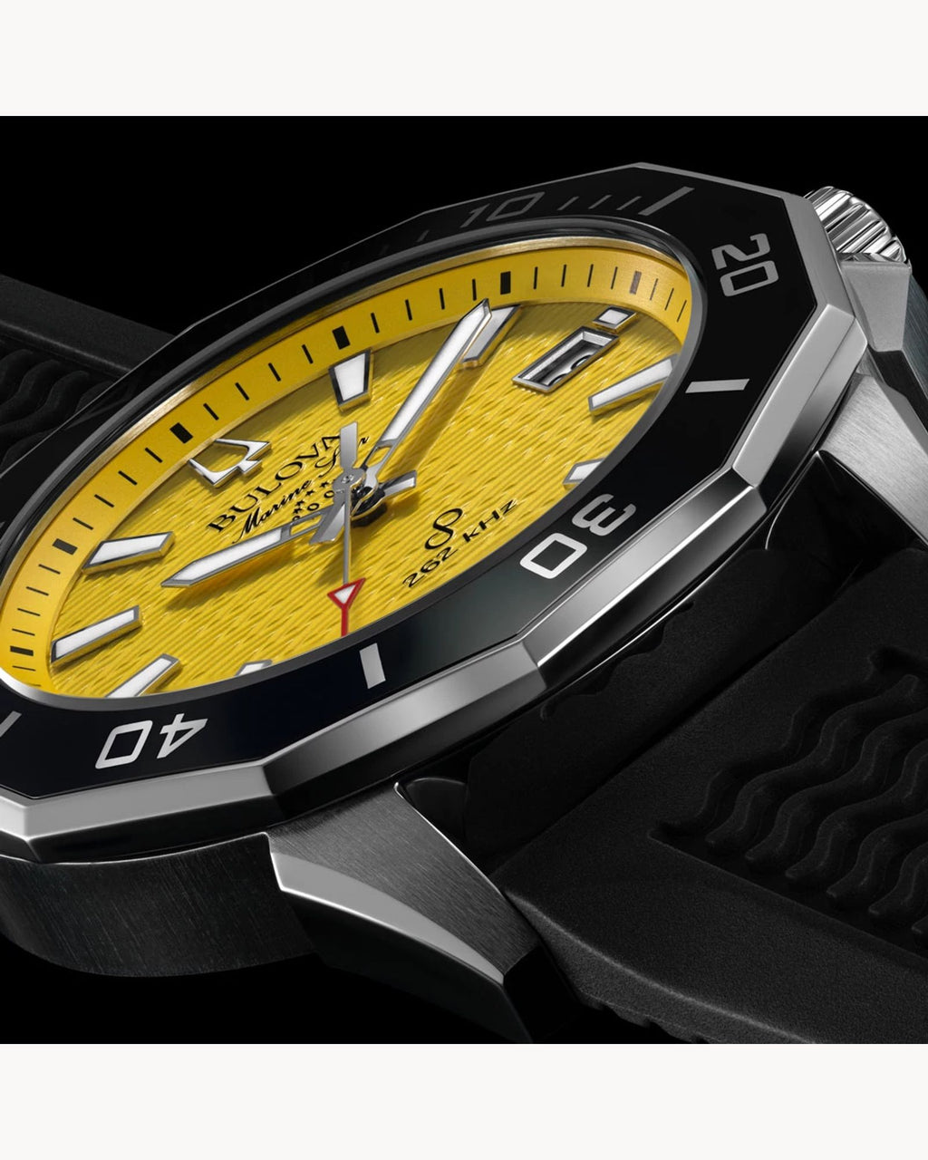 Reloj Bulova Marine Star Precisionist 96B431 262kHz Amarillo