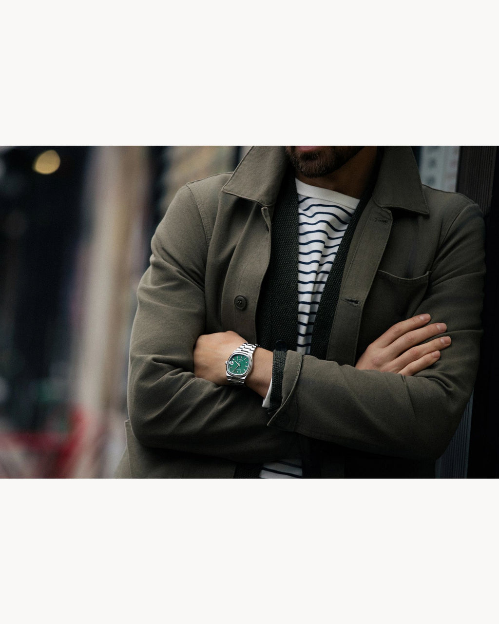 Bulova Super Seville 96B439 Precisionist 262 kHz Acero Esfera Verde