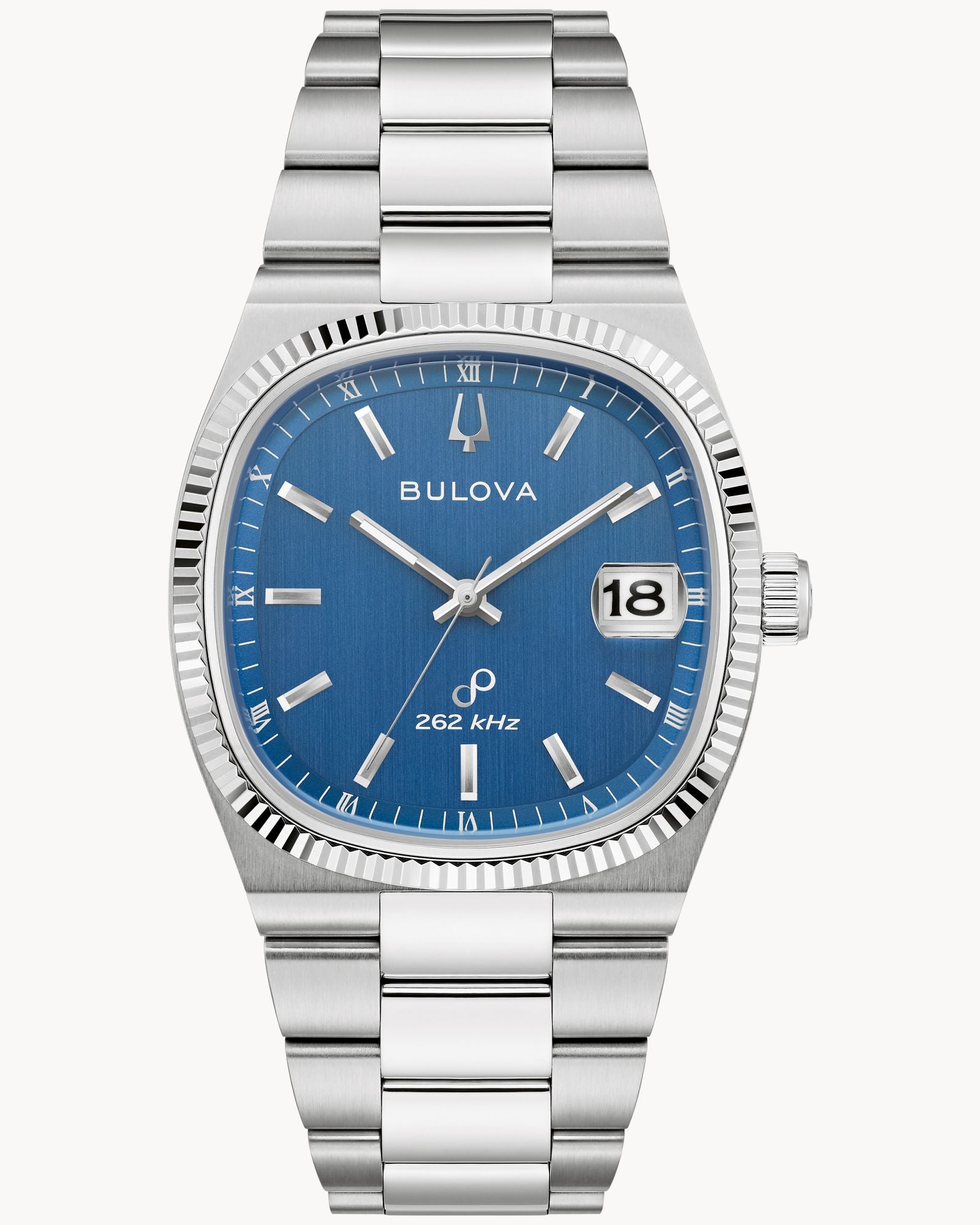 Bulova Super Seville 96B440 Precisionist 262 kHz Acero Esfera Azul
