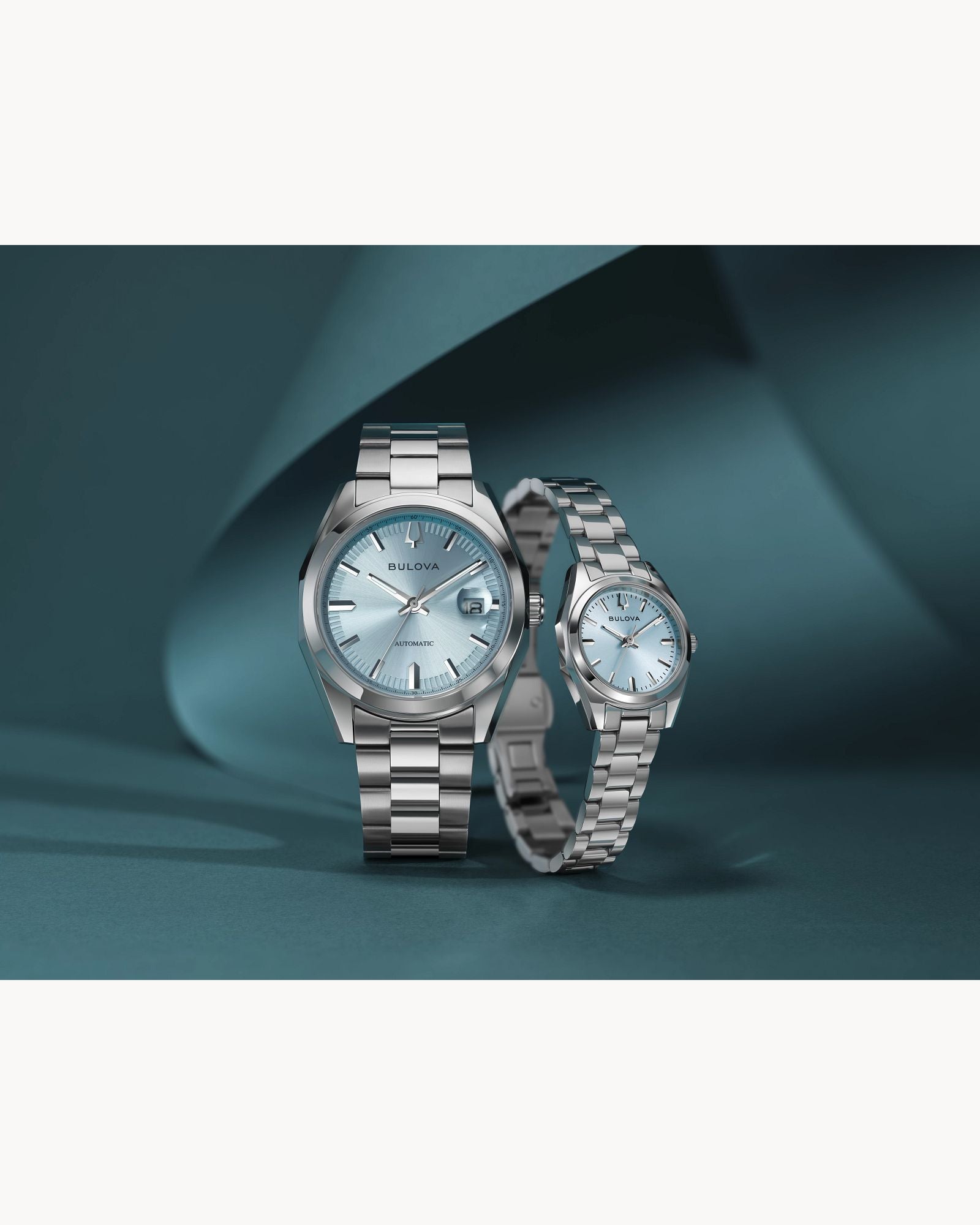 Reloj Bulova Surveyor 96L345 Mujer Acero Esfera Celeste