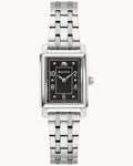 Reloj Bulova Frank Sinatra 96L341 Mujer Acero Inoxidable Esfera Negra Rectangular