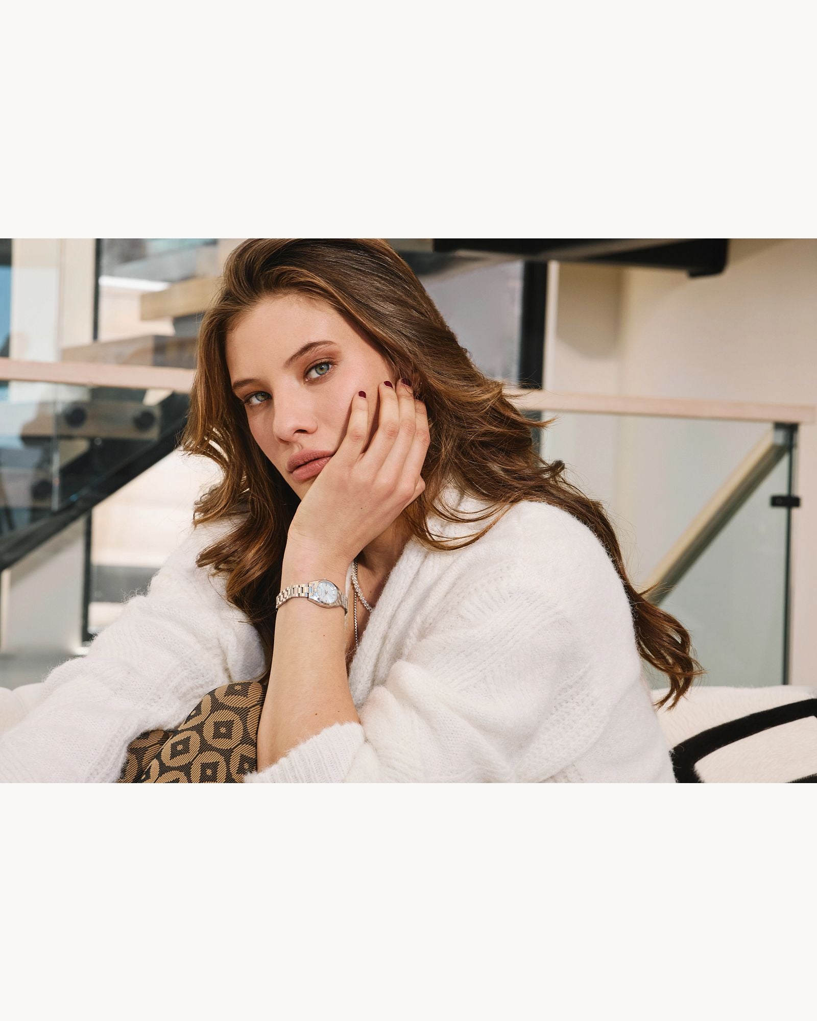 Reloj Bulova Surveyor 96L345 Mujer Acero Esfera Celeste