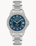 Reloj Bulova Marine Star 96R215 Series L Mujer Acero Inoxidable Esfera Azul con Cristales
