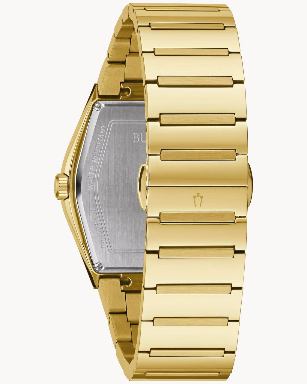 Reloj Bulova Gemini 97A164 Hombre Acero Inoxidable Dorado Esfera Negra