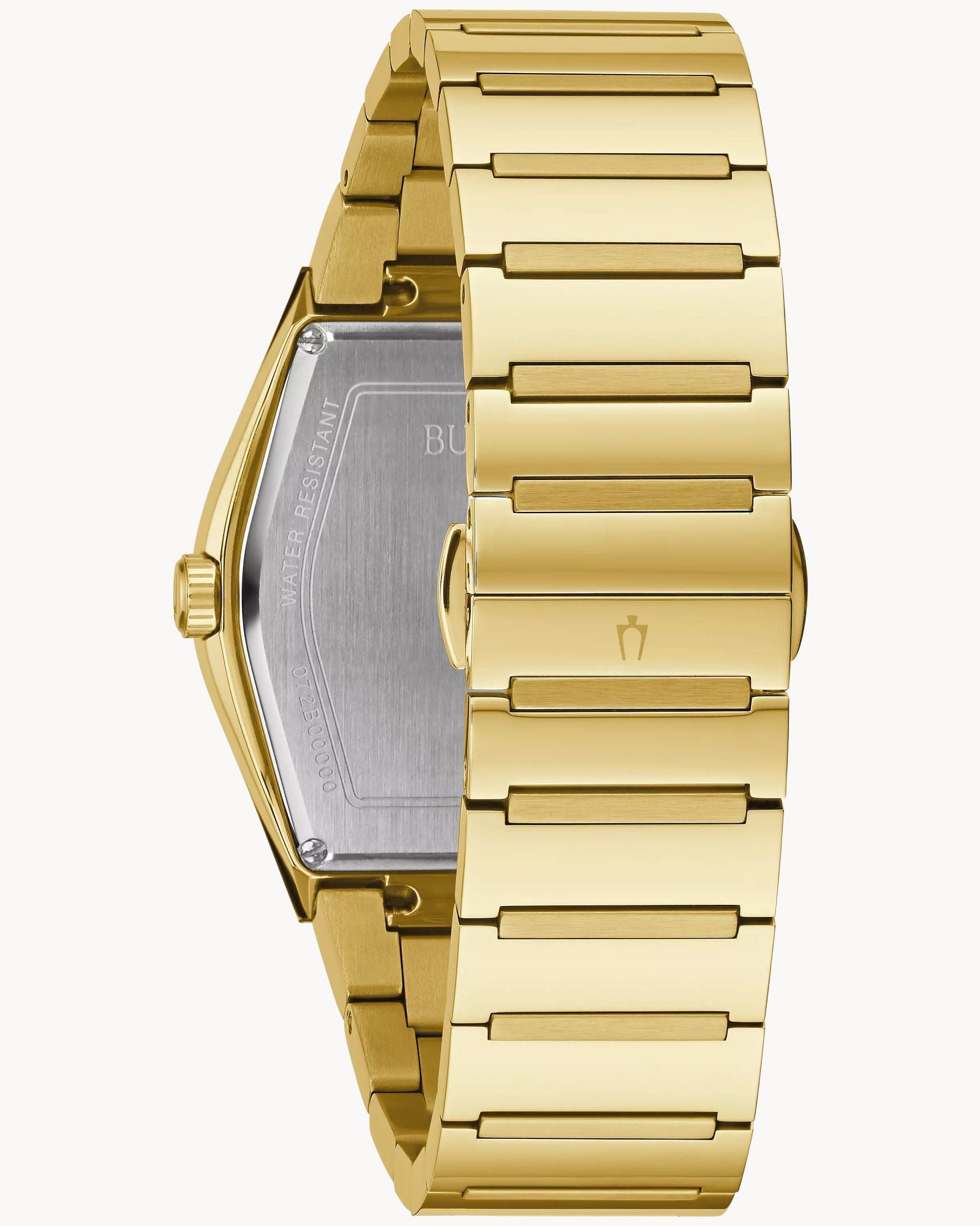 Reloj Bulova Gemini 97A164 Hombre Acero Inoxidable Dorado Esfera Negra