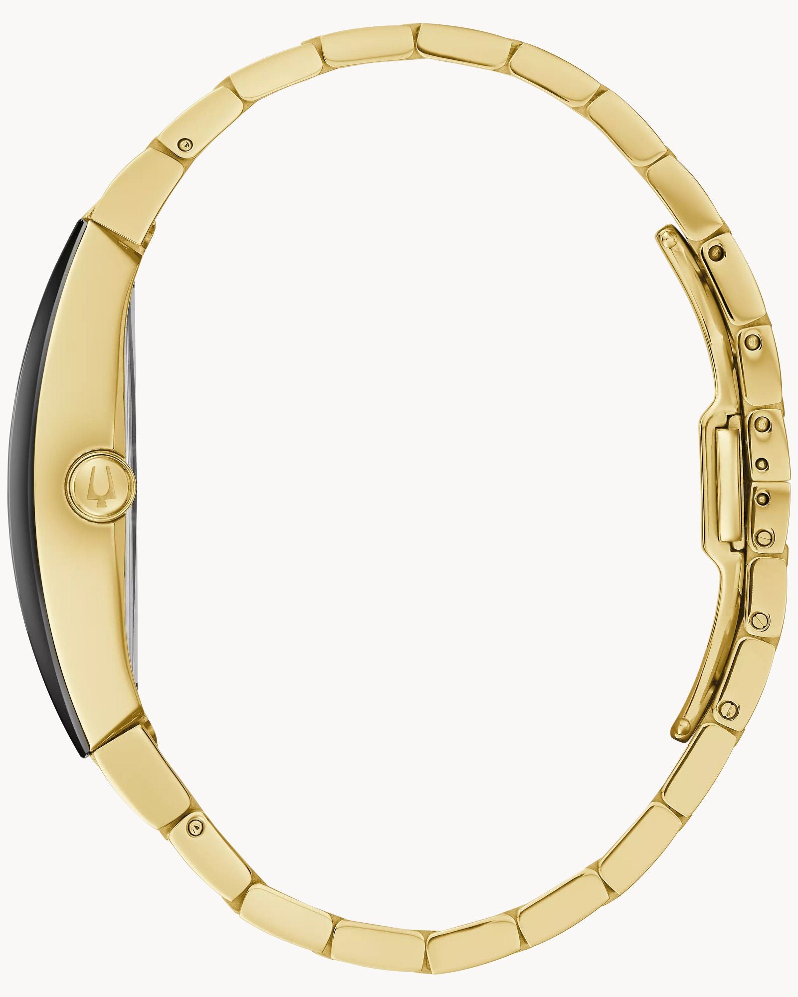 Reloj Bulova Gemini 97A164 Hombre Acero Inoxidable Dorado Esfera Negra
