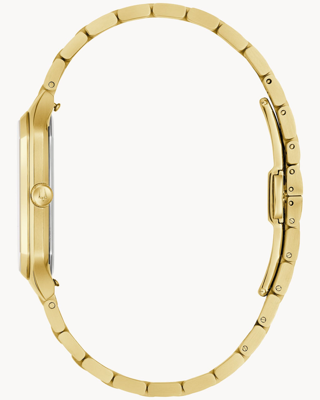 eloj Bulova Super Seville 97B236 Tony Bennett Hombre Acero Dorado Esfera Plateada