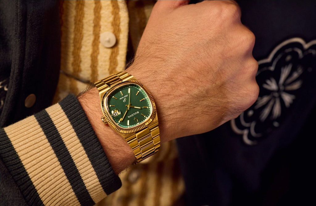 Bulova Super Seville 97B237 Precisionist Dorado Esfera Verde