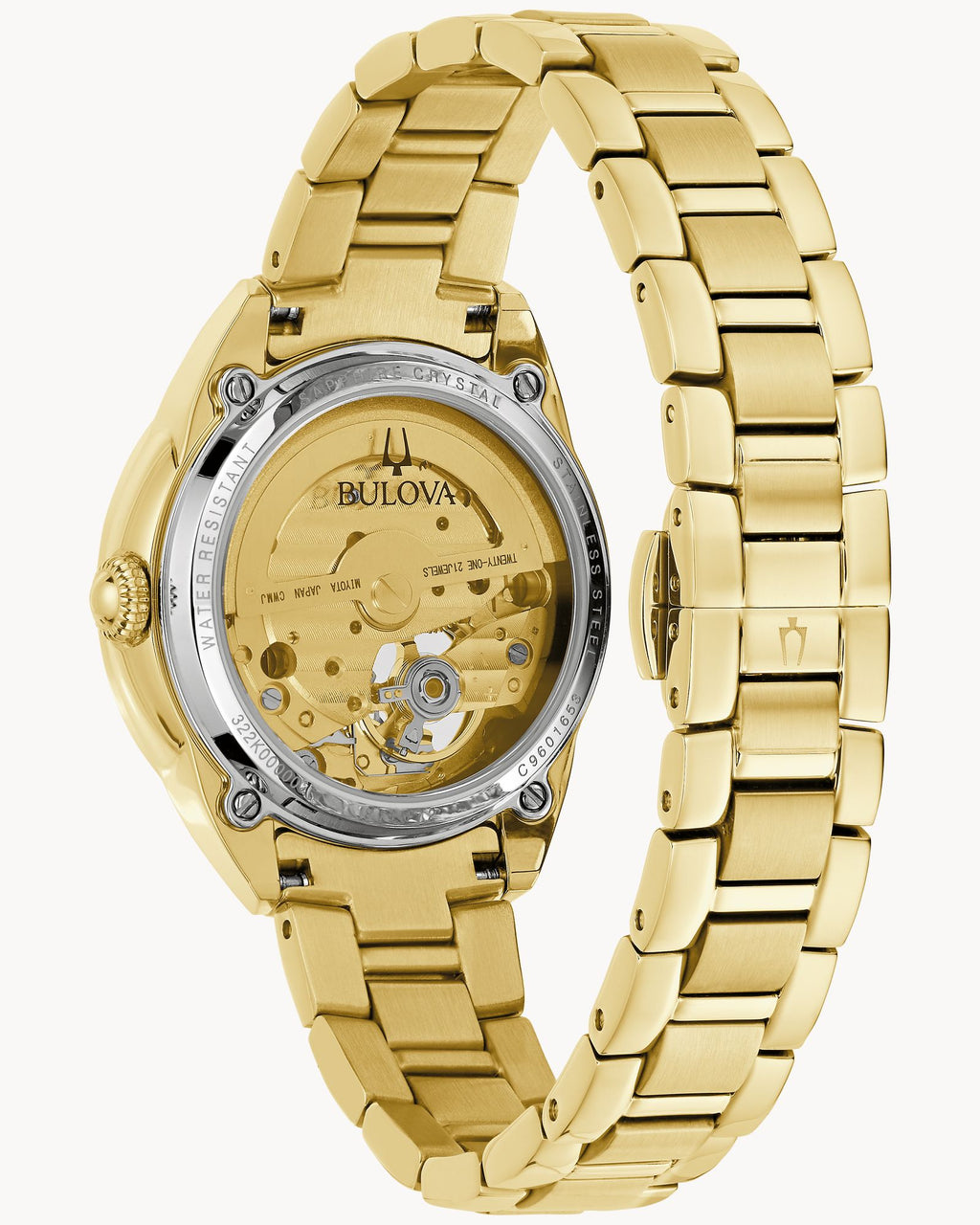 Bulova Sutton 97L172 Reloj Mujer Dorado Acero Inoxidable Automatico