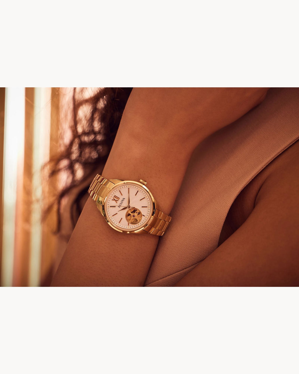 Bulova Sutton 97L172 Reloj Mujer Dorado Acero Inoxidable Automatico