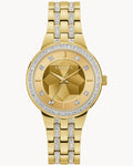 Reloj Bulova Mujer Phantom 97L176 Dorado Bisel y Pulsera con Cristales