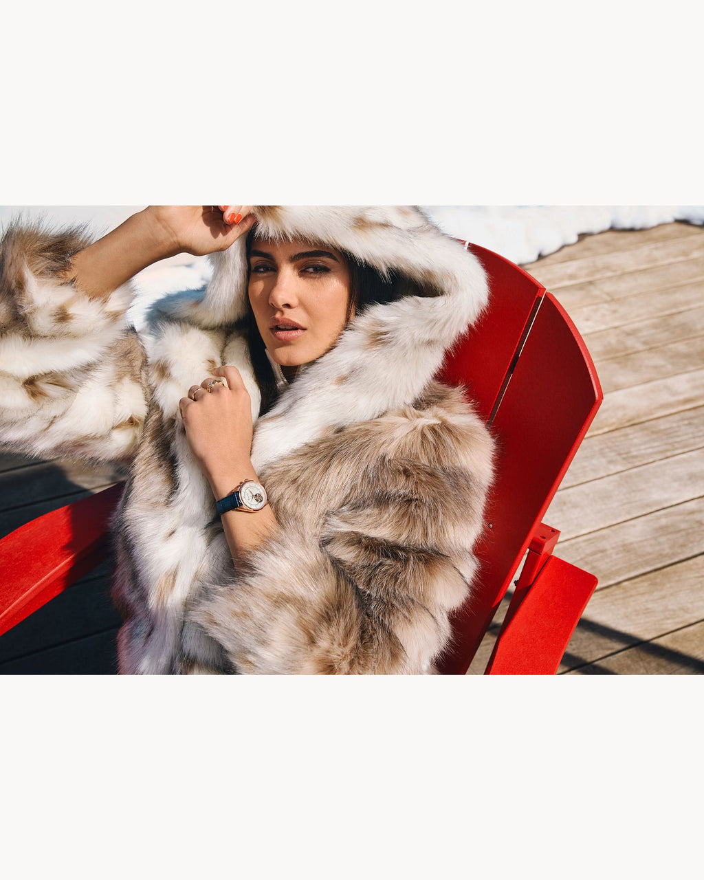 Reloj Bulova Sutton 97L180 Mujer Automático Open Heart Acero Rose Gold Correa Cuero Azul