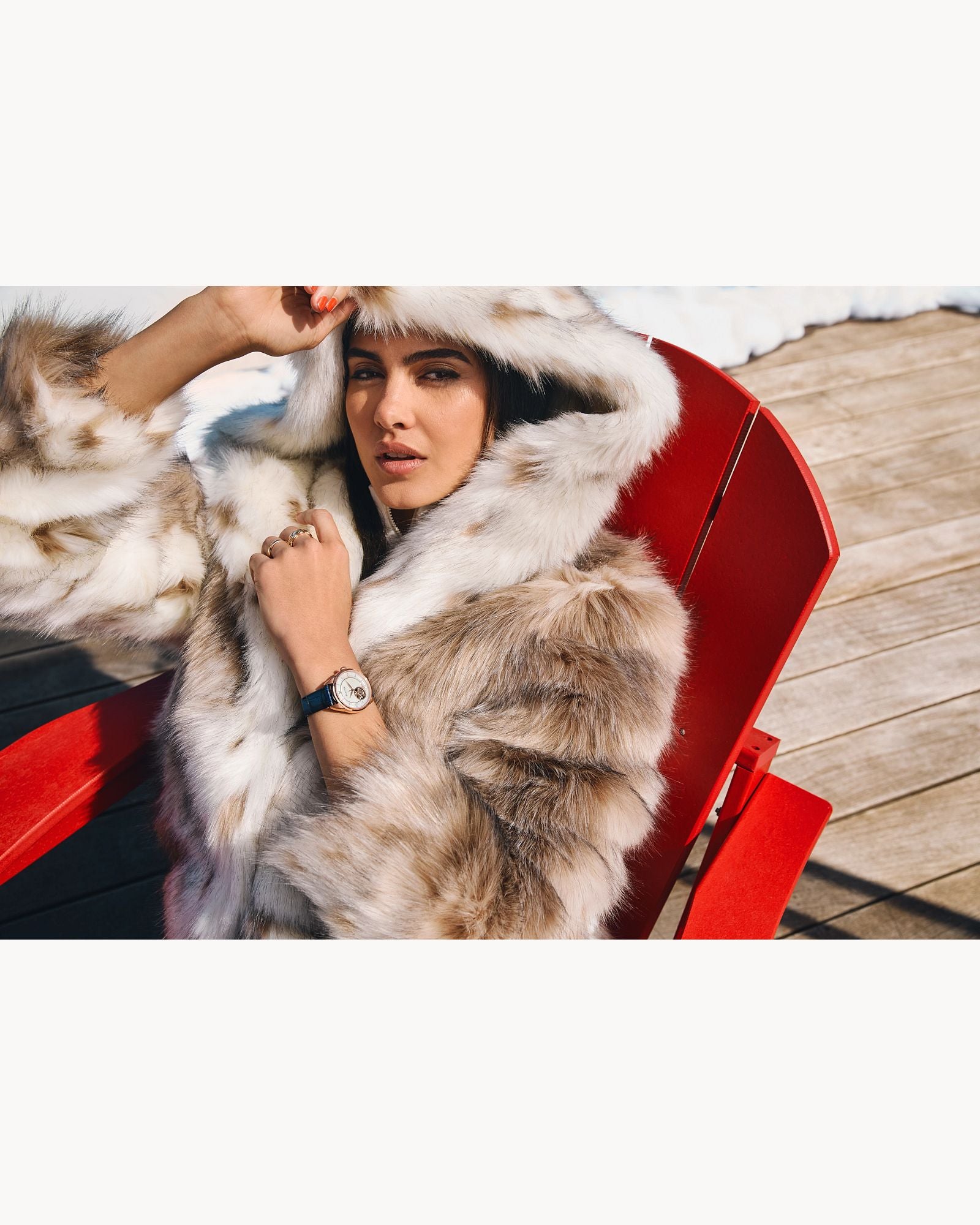 Reloj Bulova Sutton 97L180 Mujer Automático Open Heart Acero Rose Gold Correa Cuero Azul