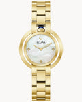 Bulova 97L181 Rubaiyat Reloj Mujer Dorado Acero Inoxidable