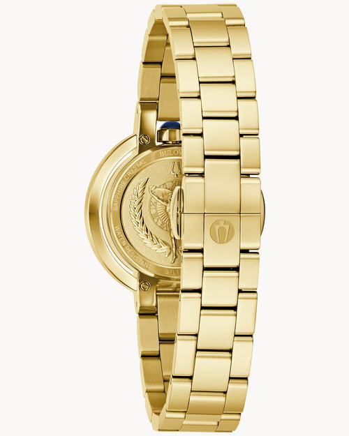 Bulova 97L181 Rubaiyat Reloj Mujer Dorado Acero Inoxidable