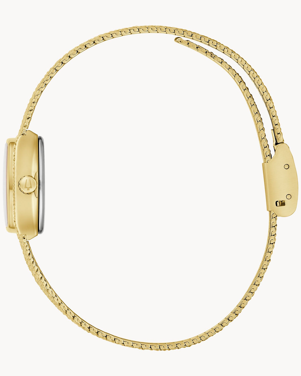 Reloj Bulova Classic Goddess of Time 97L184 Mujer Dorado Esfera Malaquita Verde