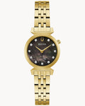 Reloj Bulova Regatta 97P173 Mujer Acero Dorado Esfera Nácar Negra con Cristales