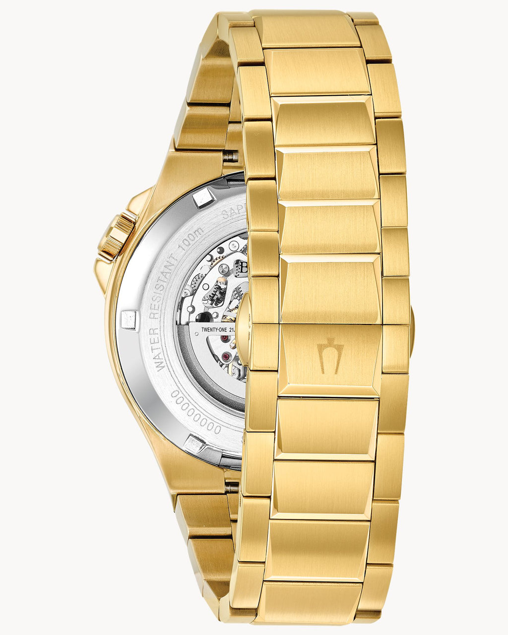 Bulova Maquina Classic 98A178 Reloj Hombre Automático Dorado