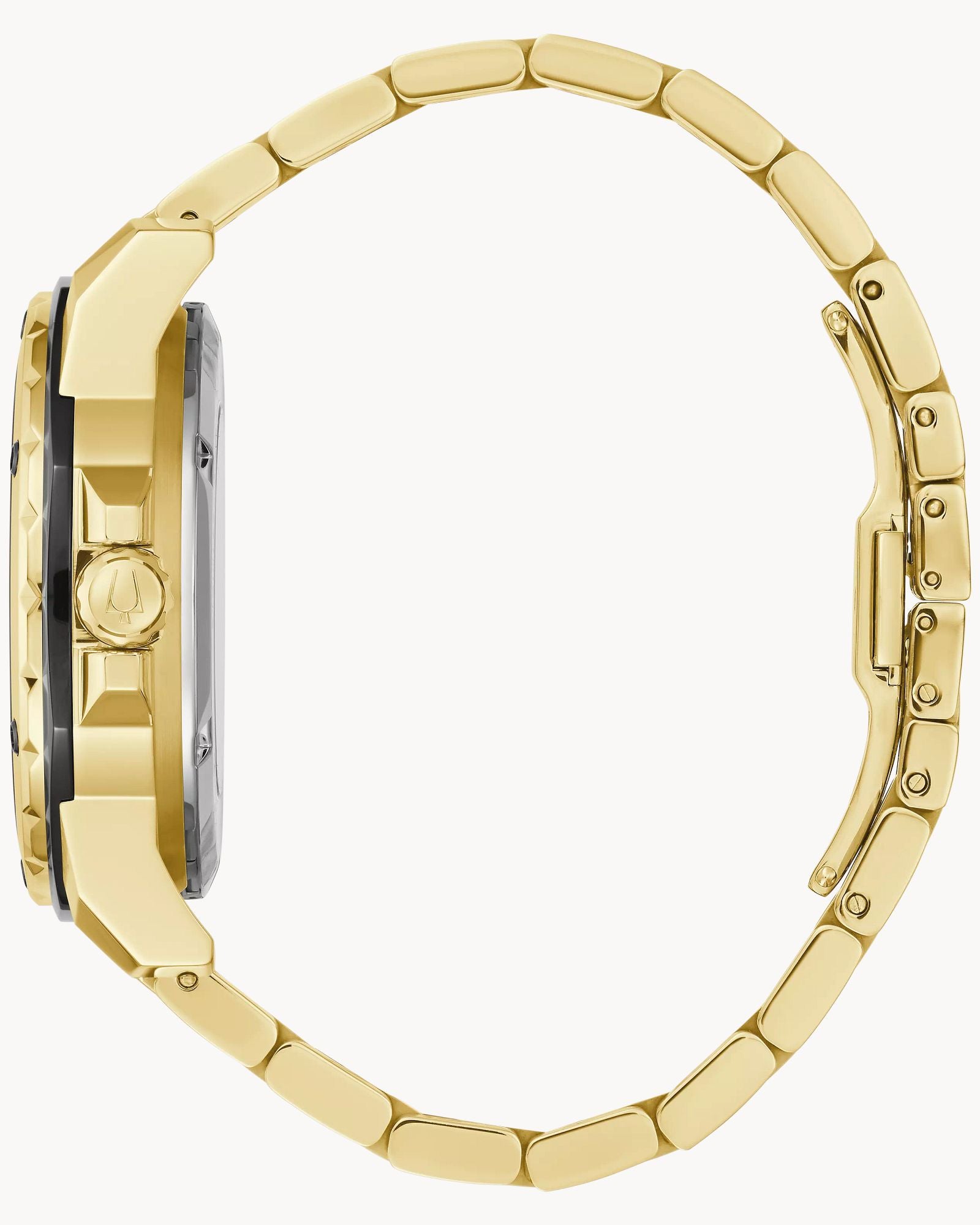 Reloj Bulova Marine Star 98A273 Automático Dorado Open Heart