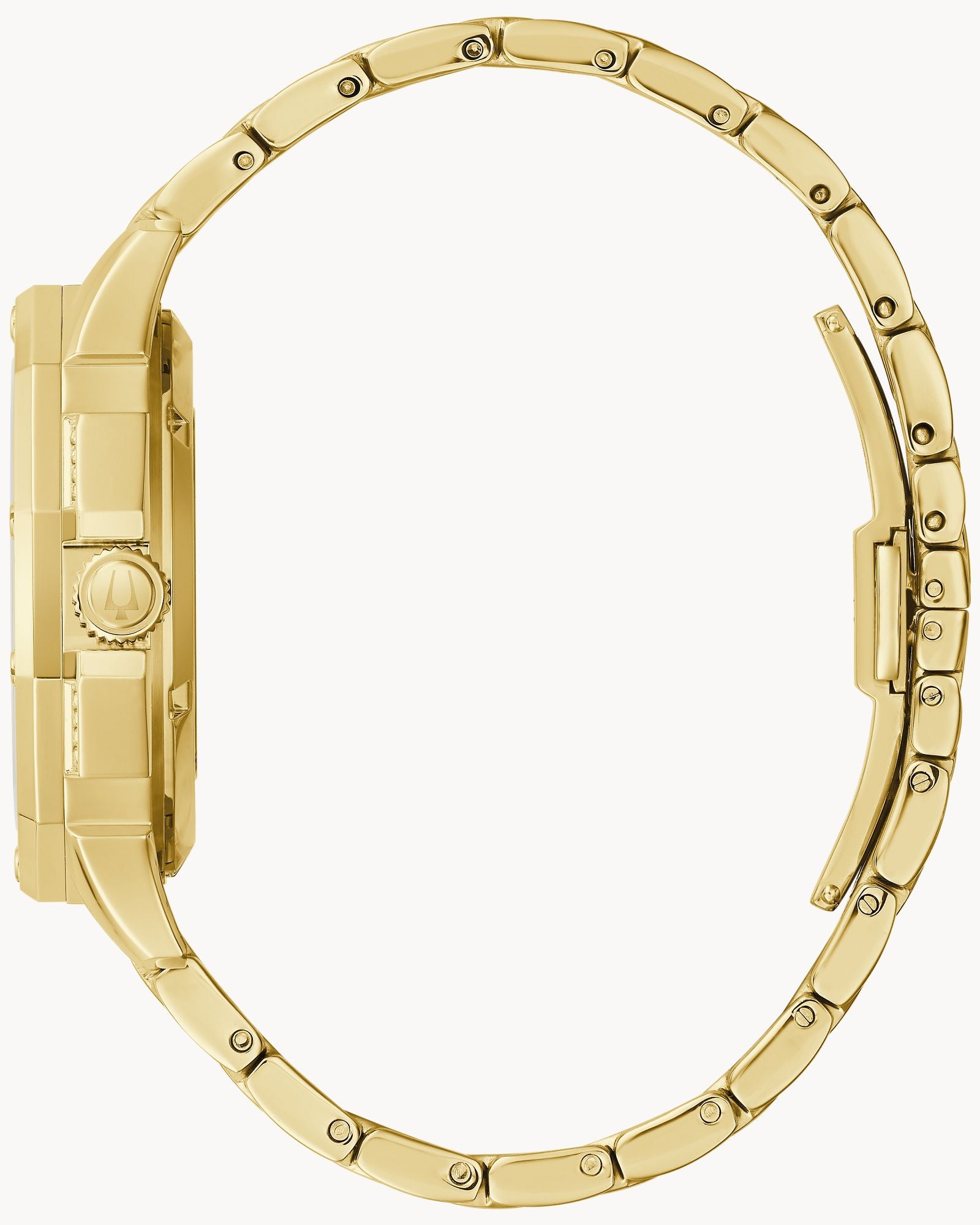 Reloj Bulova Octava 98A292 Hombre Automático Skeleton Acero Dorado con Cristales