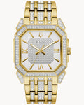 Reloj Bulova 98A295 Octava Hombre Dorado con Cristales Brillantes