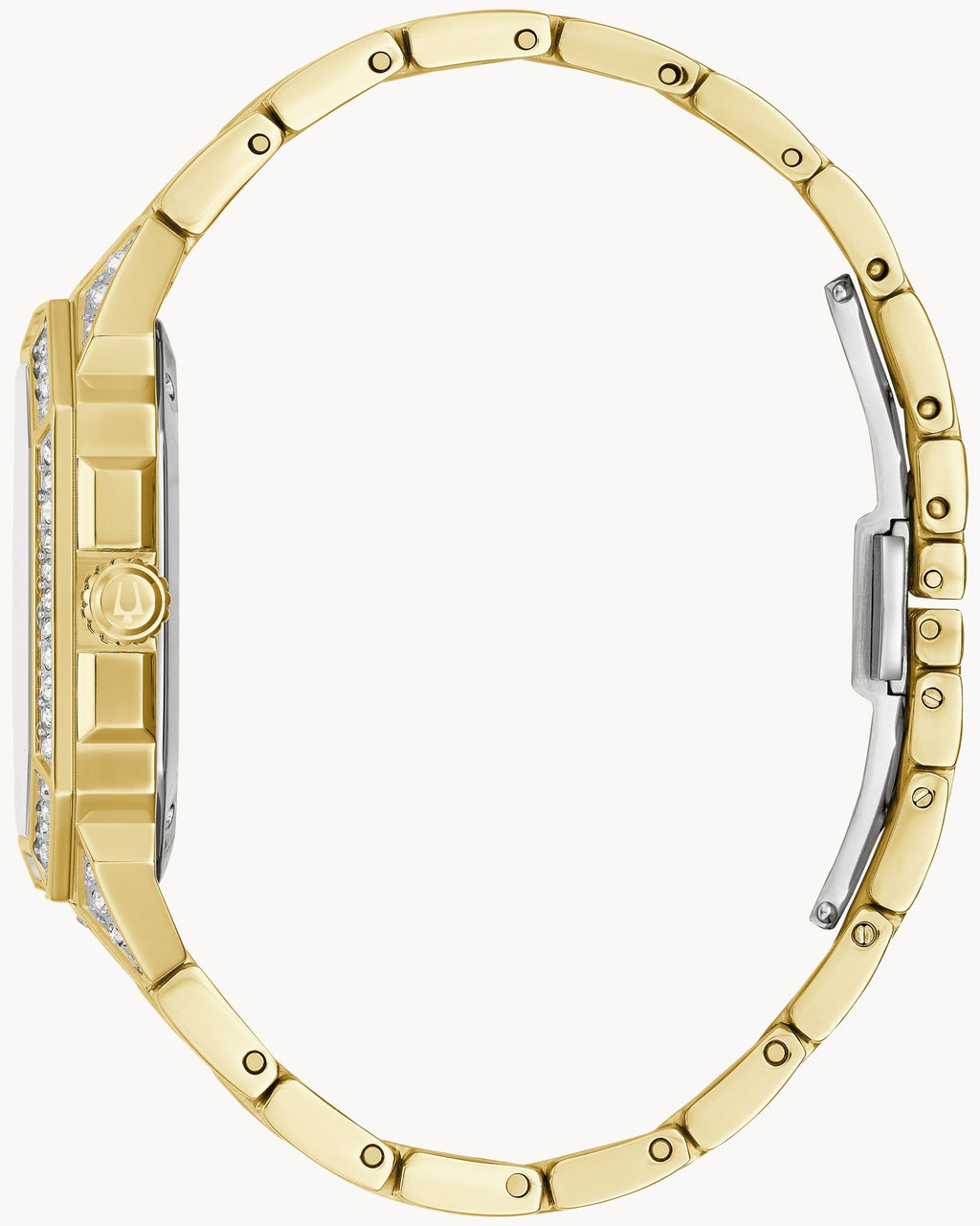 Reloj Bulova 98A295 Octava Hombre Dorado con Cristales Brillantes