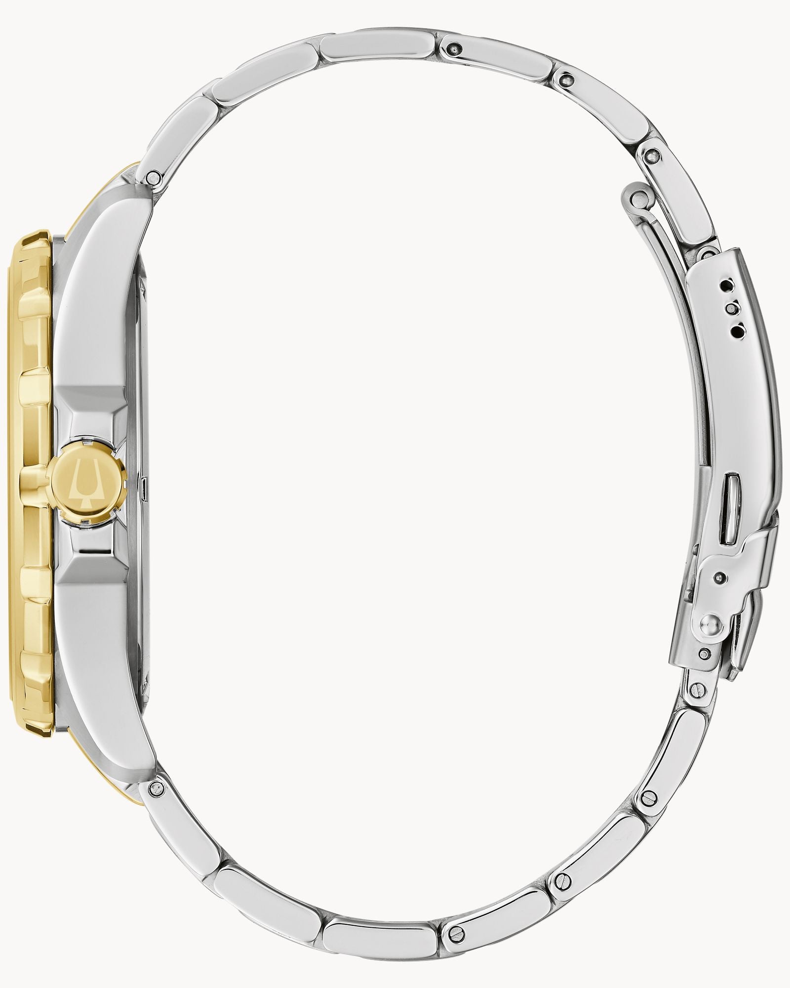 Reloj Bulova Marine Star 98B384 Hombre Acero Bicolor Dorado y Plateado Esfera Azul