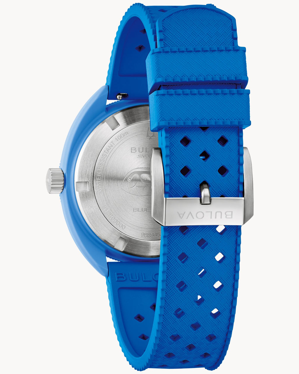 Reloj Bulova Snorkel 98B445 Hombre Azul Blue Tang Correa Silicona