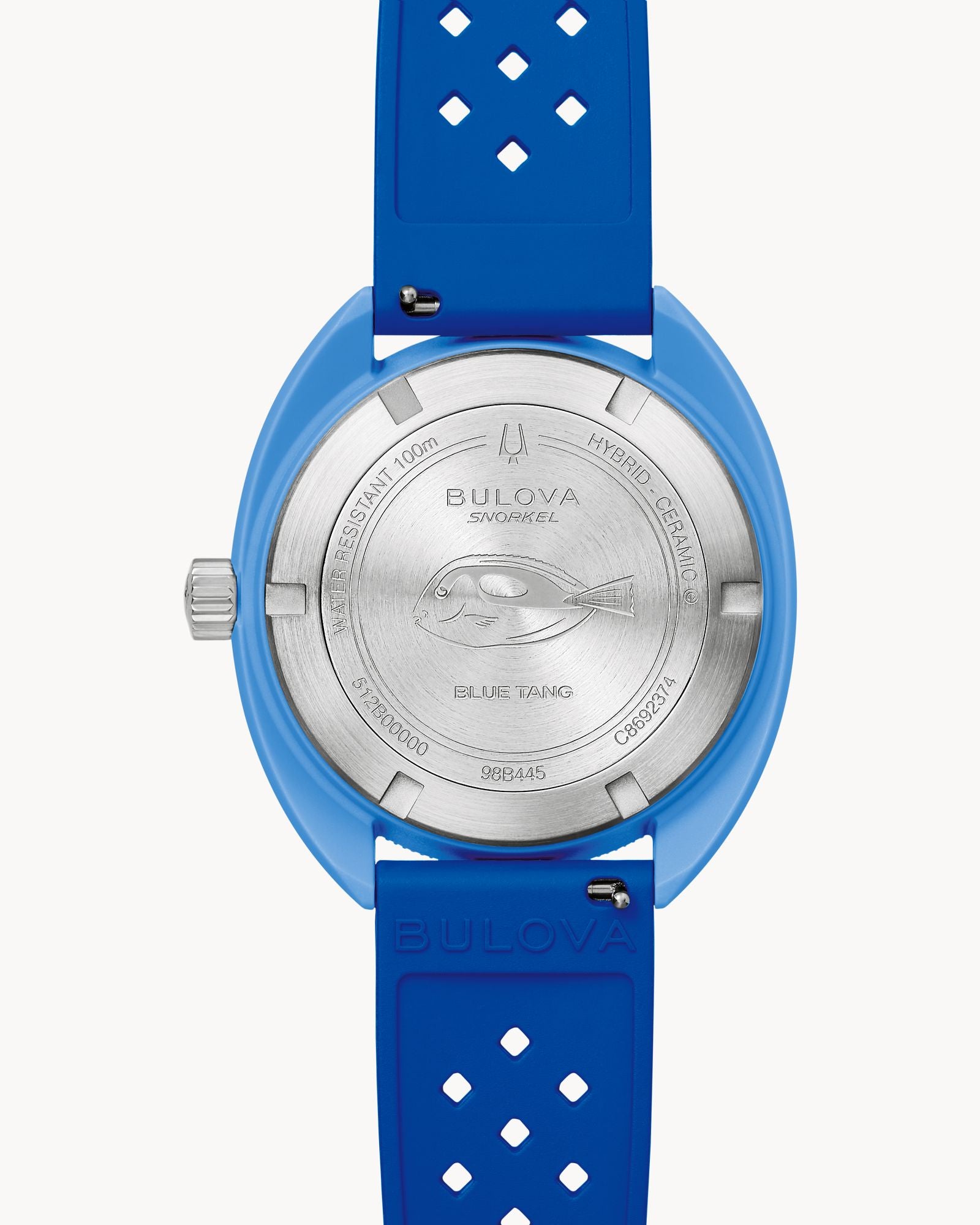 Reloj Bulova Snorkel 98B445 Hombre Azul Blue Tang Correa Silicona