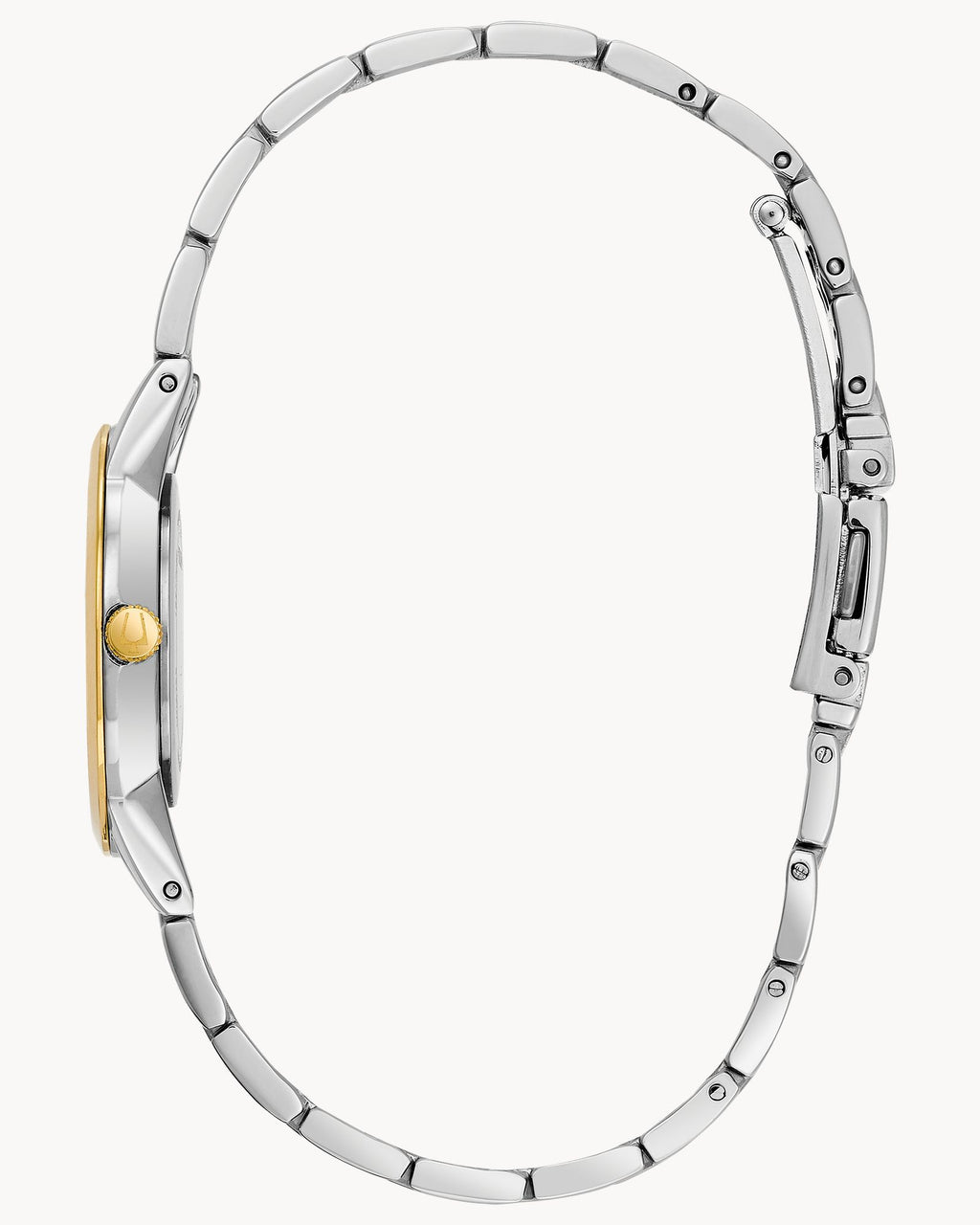 Reloj Bulova Classic 98P115 Mujer Bicolor Esfera Plateada Diamantes